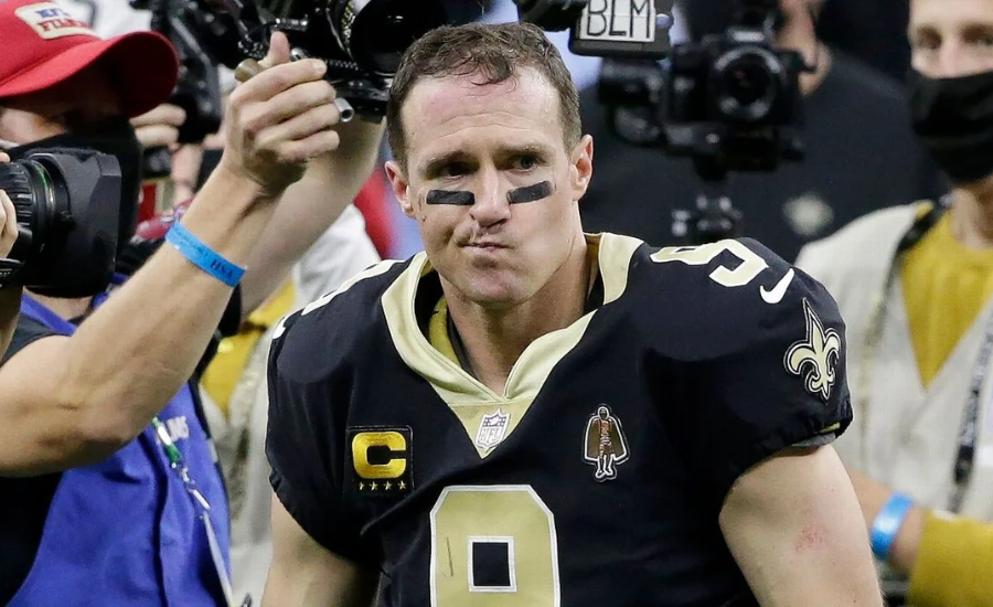 drew brees makes his nbc debut, internet amazed by his new hair